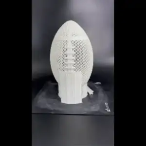 AIRLESS RUGBY BALL - FOOTBALL - STL & 3MF MULTICOLOR