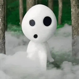 Kodama (#5), Princess Mononoke, Miyazaki, FanArt