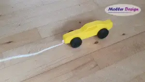 Classic car pull along toy