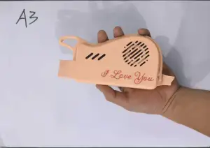 Valentine's Day creative gift: Three fold portable guitar