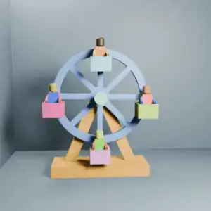 Ferris Wheel - Compatible with lego figures