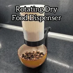 Rotating Dry Food Dispenser