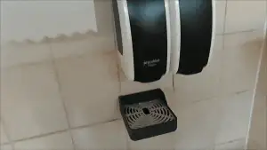 Soap dispenser drip tray / dish, no more stains on the floor