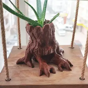 CUTE TREE FLOWER POT