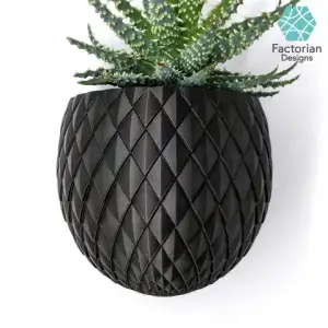 Wall PLANT POT Dragon Egg | PLANTER STL "Blossomscale"