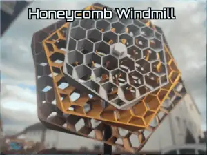 Honeycomb Windmill - Garden Decoration