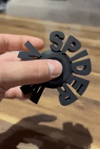 SPIDER-MAN FIDGET TOY / SPINNER / PRINT IN PLACE