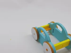 Child's Snap-Together Toy Car – Multi-Color & Multi-Plate