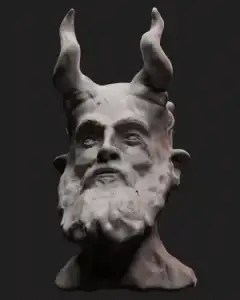 (NO AI) Mimir | Demon FanArt | Ring Holder | aa.chernyshov