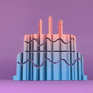 Text Flip - Bday Cake 🎂