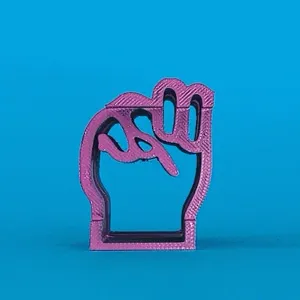 Text Flip - N (Dactylology)