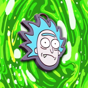 RICK AND MORTY FRIENDSHIP KEYCHAINS