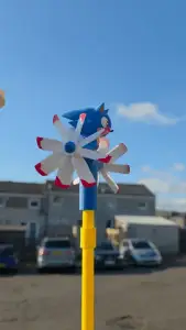 sonic running windmill c