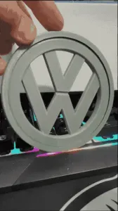 VW necklace spinner fidget toy