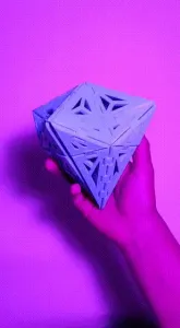 Diamante Origami Gigante