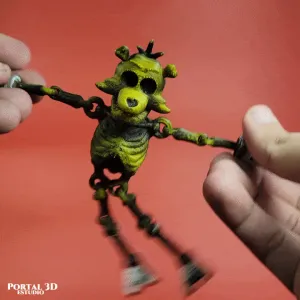 Foxy skeleton / PRINT-IN-PLACE WITHOUT SUPPORT