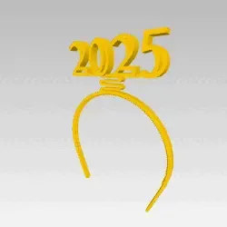 2025 New Years Springy Headband - Old Metro