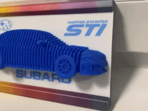 Subaru Impreza WRX Layered Model