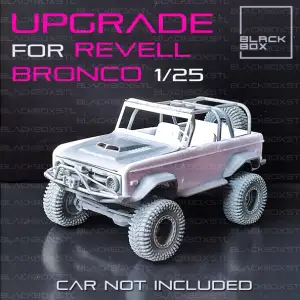 UPGRADE SET for BRONCO REVELL modelkit 1-25th scale