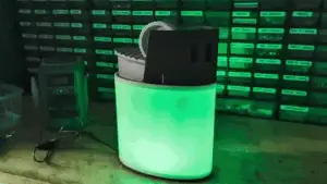 # 3D Printed Lighter Lamp with Bambu Lab Kit 1 LED Lights !