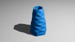 Hexagonal Cone Twirl - Vase