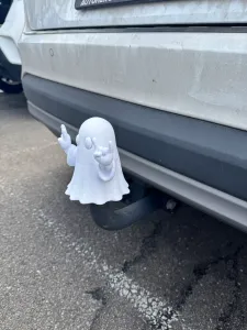 Rock N Roll Ghost Hitch Cover