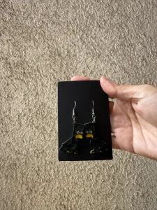 AROS BART CUERVO EARRING RAVEN SIMPSON POE