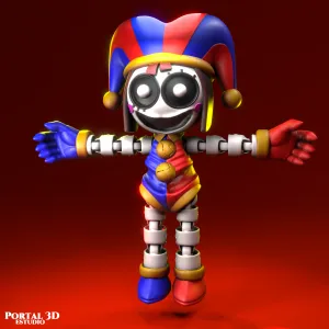 monster Pomni / PRINT-IN-PLACE WITHOUT SUPPORT
