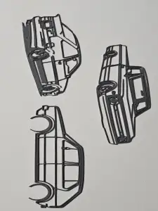 Custom 3D-Printed Car Wall Art – A Tribute to Automotive