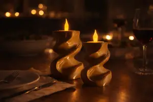 Twist Flame Candle Holder