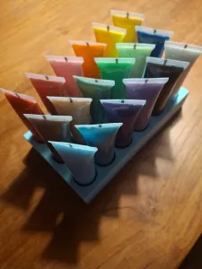 Paint Tube Organizer 24 tubes