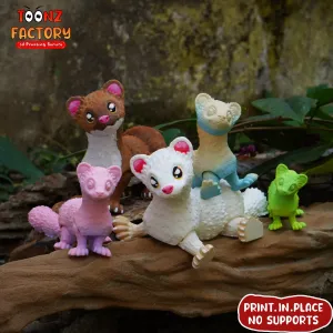 PRINT IN PLACE CUTE FLEXI WEASEL