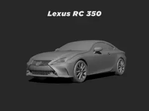 Lexus RC 350 3D print model