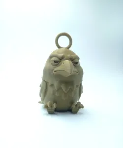 🦅 Grumpy Eagle Keychain – Attitude 3D Printable