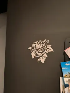 rose wall decoration