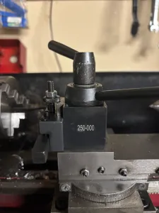 Mini Lathe QCTP Holder with Pegs