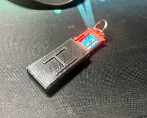 Micro SD keychain