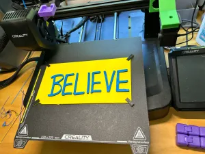 Believe Sign
