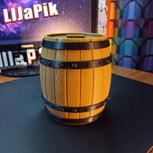 Cracker and Candy Bin / Wooden Barrel / Vase