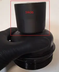 Oil Filter Cap SW 36 Adaptor - Porsche Panamera 970