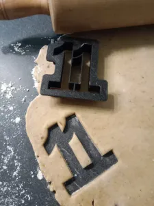 Cookie cutter for 11th Birthday