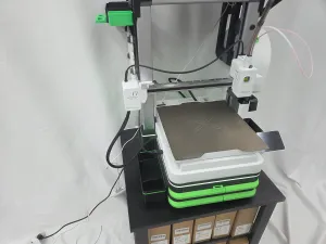 Side tray for D3P SparkX i7 bottom riser