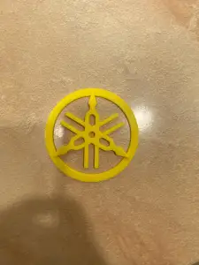 Yamaha motorcycle beverage coaster
