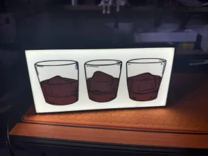 Whisky Glass Lightbox