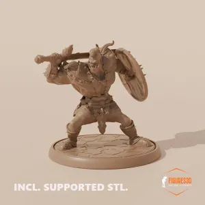 orc holding stand