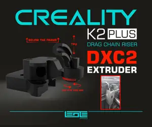 CREALITY K2PLUS - CHAIN RISER [ORIGINAL AND DXC2 EXTRUDER]