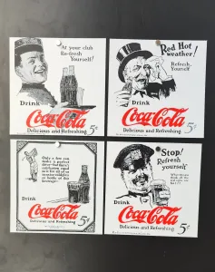 Coca cola Vintage advertising set - hueforge