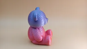 针织毛衣小熊