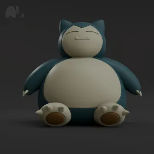Pokemon Snorlax pin imantado
