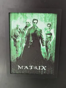 Matrix 1 poster - Hueforge